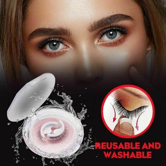 1 Pair Reusable Self Adhesive False Eyelashes
