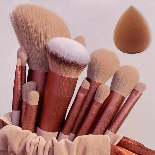 Set Soft Fluffy Professional Makeup Brush