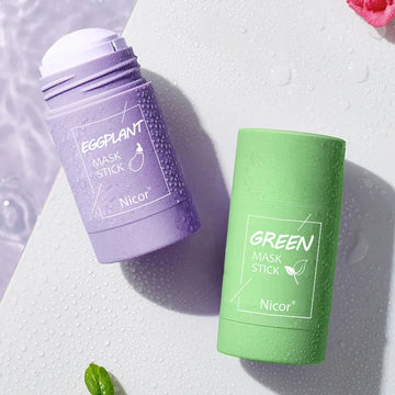 Eggplant Whitening Purifying Clay Stick Mask