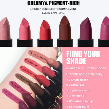 Waterproof Highly Pigmented Smooth Lip Makeup